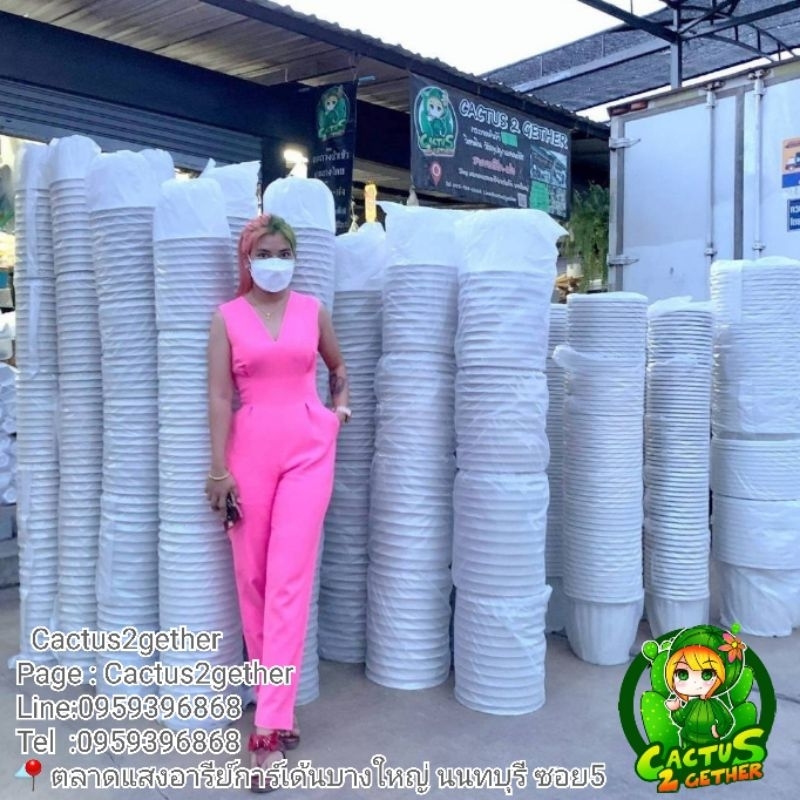 ถูกและหนา‼️กระถางรุ่นHero พลาสติกหนาพิเศษ มีจานรอง ขนาด12