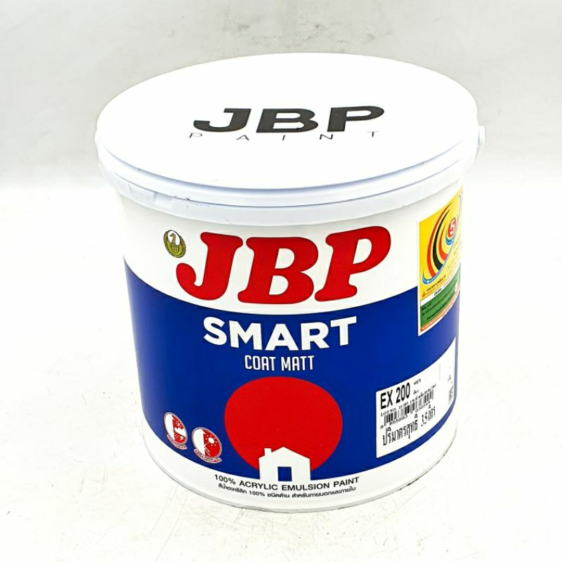 JBP SMART COAT (แม่สี) สีน้ำอะครีลิคคุณภาพสูง จุ 3.5ลิตร-3.785 ลิตร