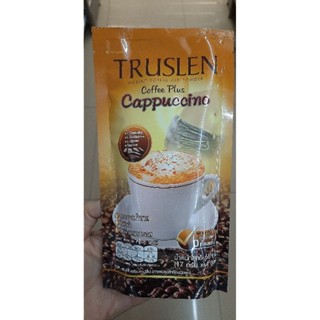 ทรูสเลน Truslen Coffee Plus Cappucino กาแฟคาปูชิโน่ ไขมันต่ำ หอมกล่อมกลม 17กรัม 4ซอง