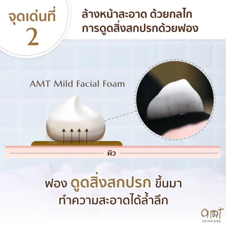 AMT Purifying & Moisturizing Mild Facial Foam - โฟมล้างหน้า ฟองนุ่ม อ่อนโยน ล้างหน้าสะอาดหมดจด