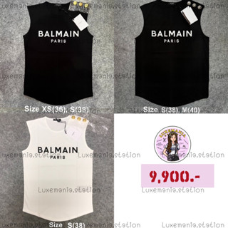 👜: New!! Balmain T-Shirt แขนกุด‼️ก่อนกดสั่งรบกวนทักมาเช็คสต๊อคก่อนนะคะ‼️