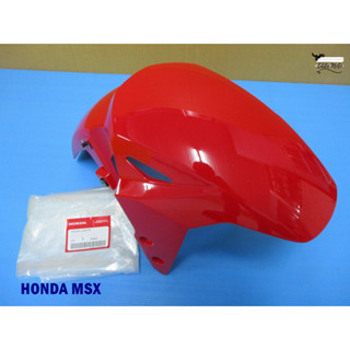 HONDA MSX FRONT FENDER “RED” “GENUTNE PARTS“  // บังโคลนหน้า สีแดง ของแท้ รับประกันคุณภาพ