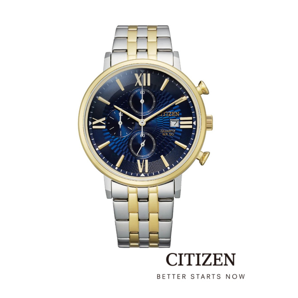 CITIZEN AN3616-75L Chronograph  Men's Watch Quartz ( นาฬิกาผู้ชายระบบถ่าน )