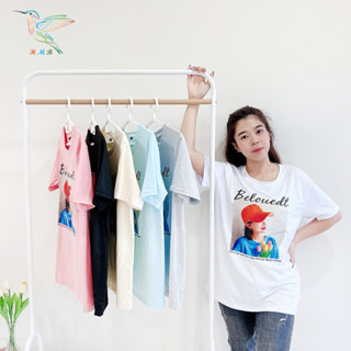 4000 IMG-4# 6 สี เสื้อยืด สไตส์เกาหลี มี 6 สี ให้เลือก พิมพ์ลายคมชัด