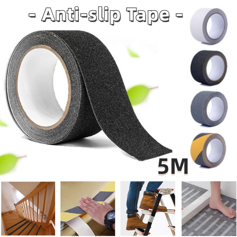 เทปกันลื่น 5M ความปลอดภัย กันน้ำ สติ๊กเกอร์กันลื่น เทปกันลื่นกลางแจ้ง เทปกันลื่นบันได