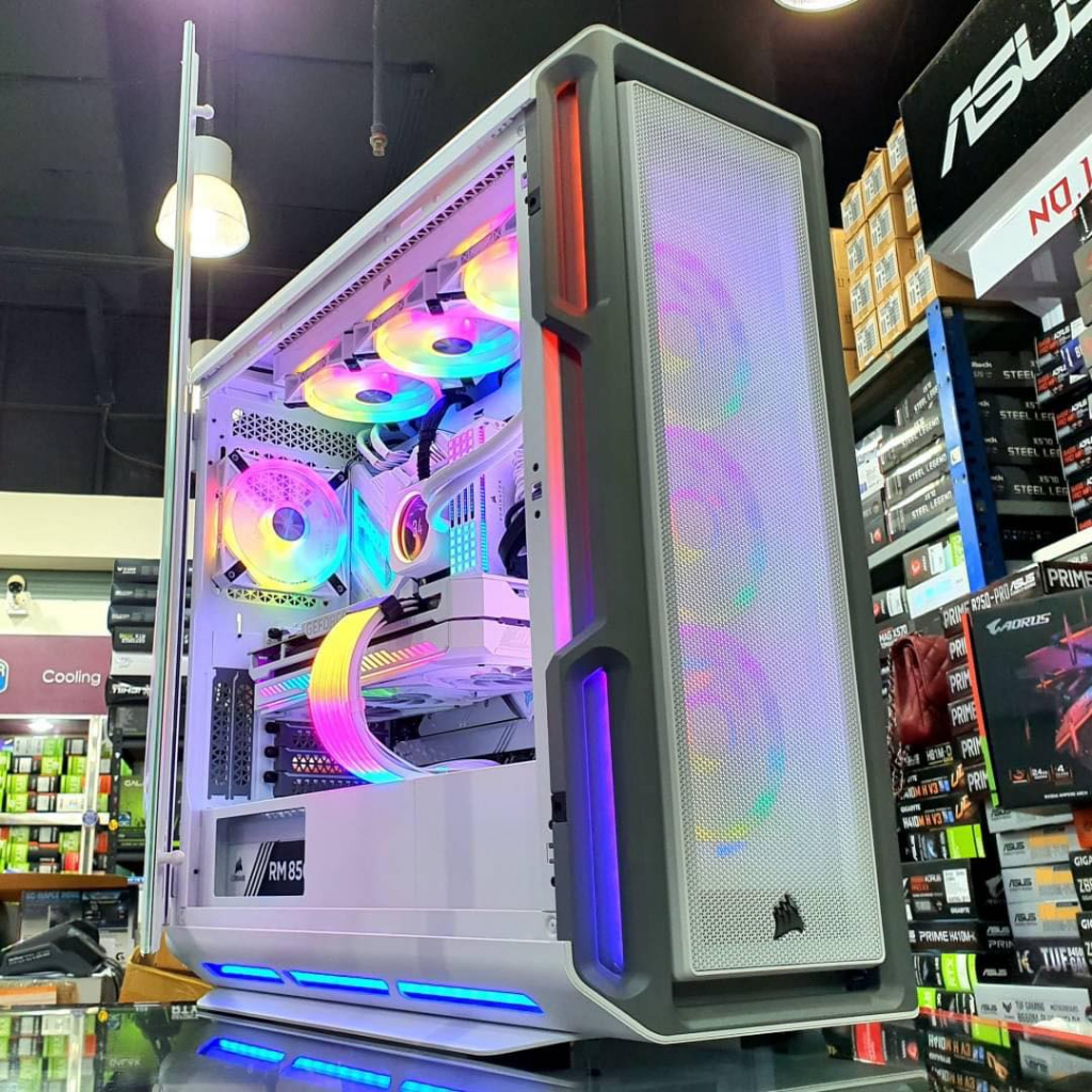 คอมพิวเตอร์ประกอบ  Computer White Set Intel Core i7 12700K x ROG Strix RTX3080 Gaming OC White