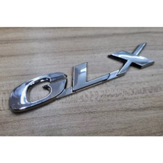 โลโก้ จีแอลเอ็กซ์ มิตซูบิชิ แลนเซอร์ ติดด้านหลัง size 10.5 * 1..8 cm GLX for rear mitsubishi lancer cedia logo letter