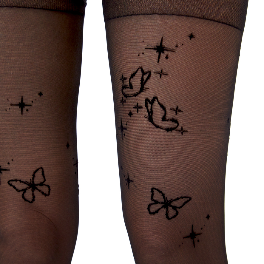 O&B ถุงน่อง รุ่น EUREKA STOCKING IN EUREKA BLACK-39056SZ00573F_S3BKXX