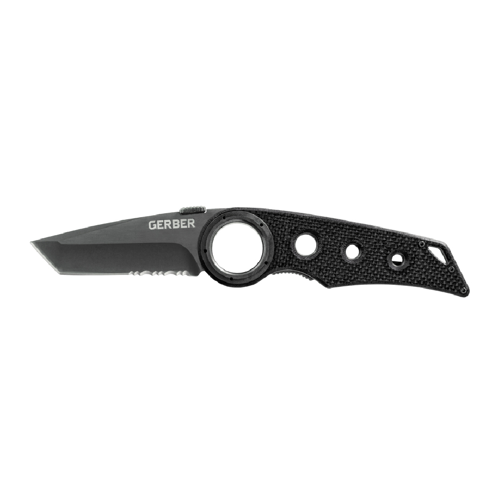 GERBER มีดและอุปกรณ์ตั้งแคมป์ REMIX TACTICAL FOLDING KNIFE TANTO - BLACK