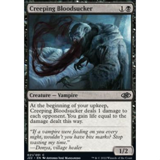 Creeping Bloodsucker การ์ด Magic The Gathering ของแท้จากชุด Jumpstart 2022