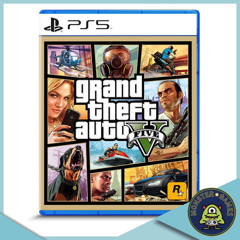 Grand Theft Auto V Ps5 Game แผ่นแท้มือ1!!!!! (GTA V Ps5)(GTA 5 Ps5)(GTA PS5)(Grand Theft Auto 5 Ps5)