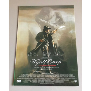 Handbill (แฮนด์บิลล์) หนัง “Wyatt Earp” ใบปิดไทย จากค่ายหนัง/โรงหนัง ราคา 199 บาท