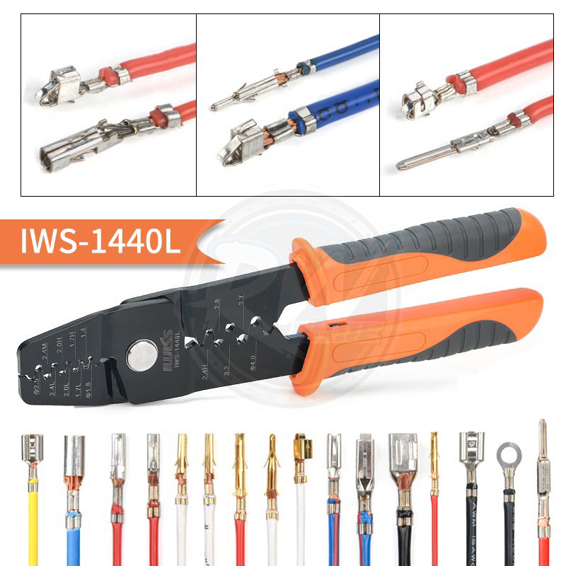 คีมย้ำพินเซนเซอร์ และพินอื่นๆ IWS-1442L