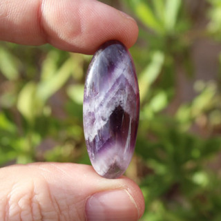 1Pc Natural High Quality Amethyst Chevron Cabochon . Unique item, Best for making Jewelry HandMade wire Wrapping.