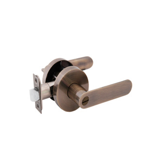 SOLEX กุญแจมือบิดก้านโยกห้องน้ำ Lever Lock No. 1701 AC-BK(ไม่มีกุญแจ)