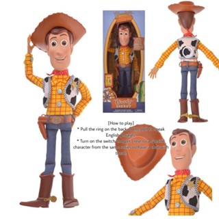 🎌 ลิขสิทธิ์​แท้​จาก​ญี่ปุ่น​ 🎌​ Woody Interactive Talking Action Figure – Toy Story – 15