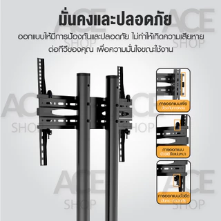 🧙TV Stand🧙 ขาตั้งทีวี ขนาด 32''-65'' สูง 142 cm เคลื่อนที่ได้ ปรับก้มเงยได้ รุ่น TS1