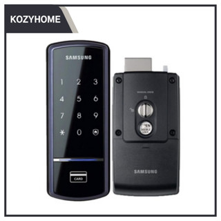 Samsung Door Lock Smart Digital  SHS-1321 Keyless Touchscreen Handle Black 4 Tag Keys Included