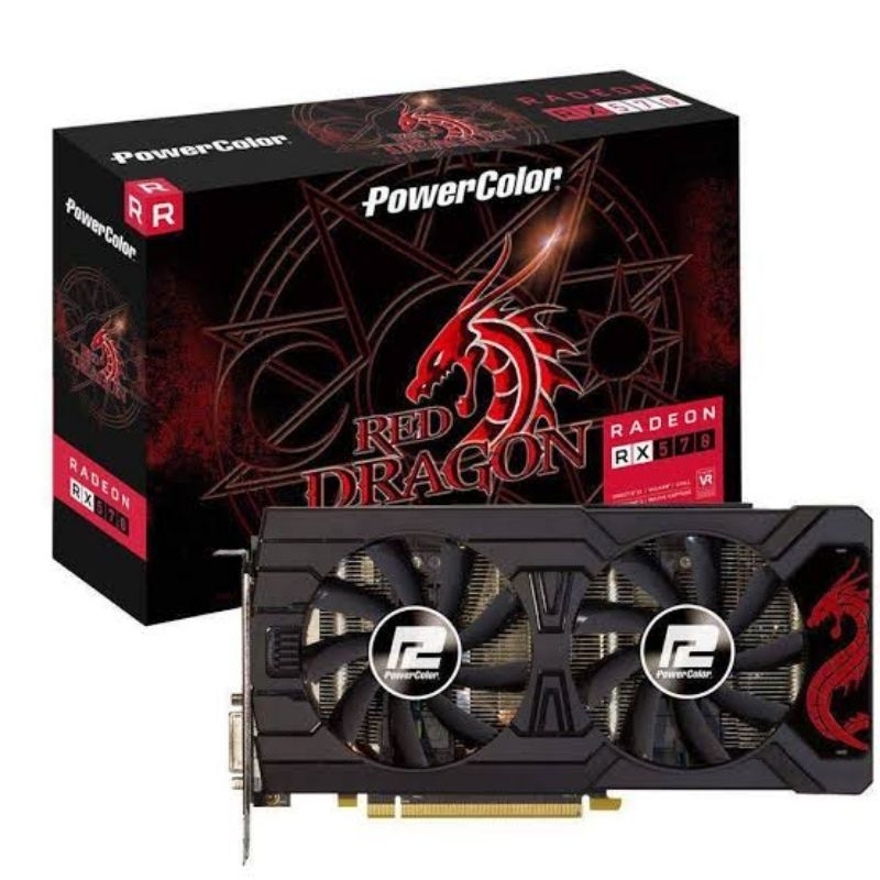 การ์ดจอ RX570 4GB REDDRAGON (มือสอง)