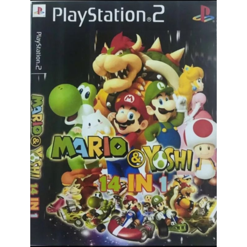 แผ่นเกมส์Ps2 - Mario & Yoshi 14in1 รวมเกมมาริโอ้ แผ่นไรท์คุณภาพ(เก็บปลายทางได้)️