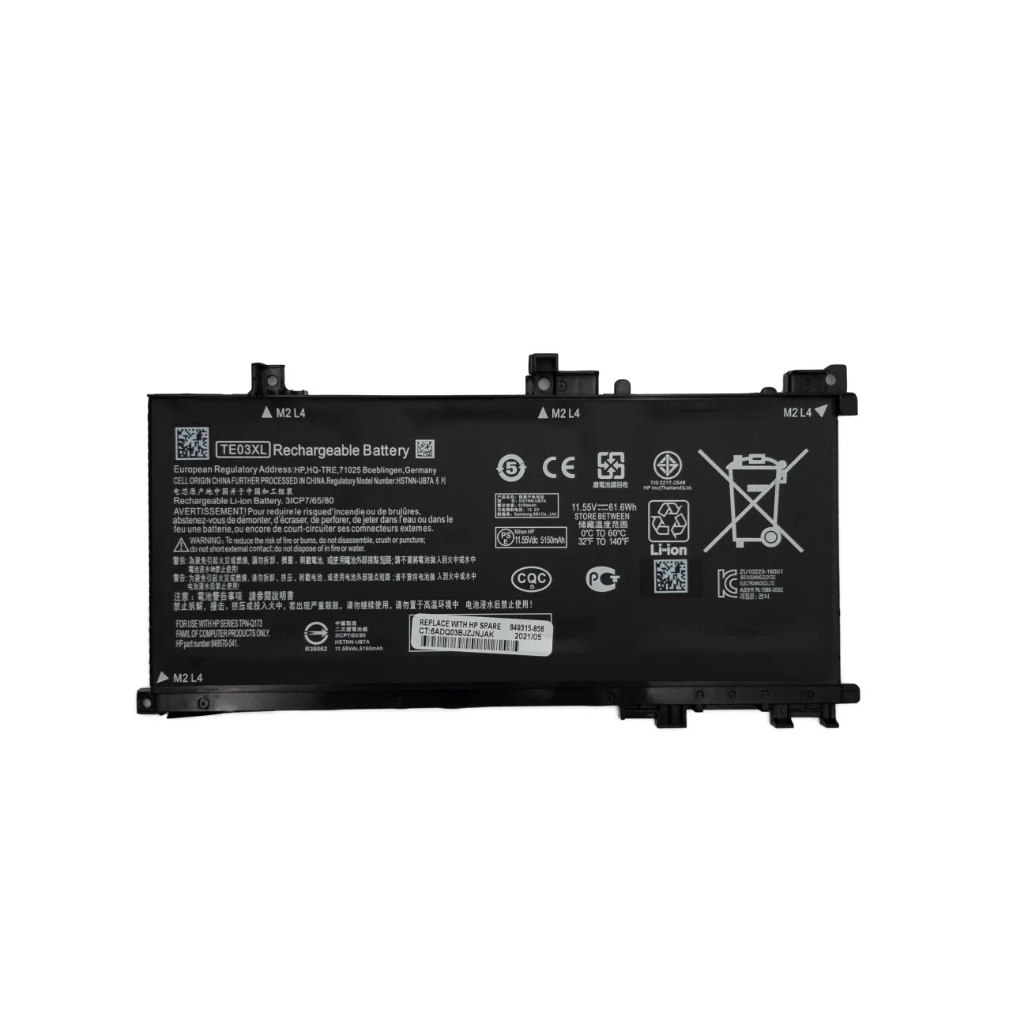แบตเตอรี่แล็ปท็อป TE03XL Battery Laptop OEM use for HP Omen Pavilion Battery (Batt Model: TE03XL)
