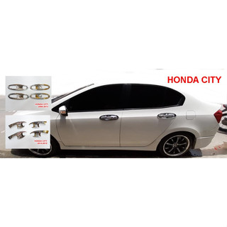 เบ้ามือเปิด HONDA CITY ชุบโครเมี่ยม ปี 2008-2013 // 2014-2019 สวยงานอย่างดี