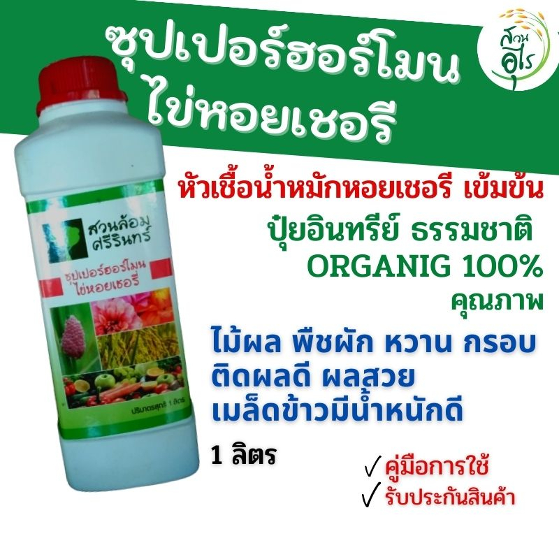 ซุปเปอร์ฮอร์โมนไข่หอยเชอรี 1ลิตร หัวเชื้อน้ำหมักหอยเชอรี เข้มข้น คุณภาพ Organic100% ฮอร์โมนไข่หอยเชอรี น้ำหมักหอยเชอรี