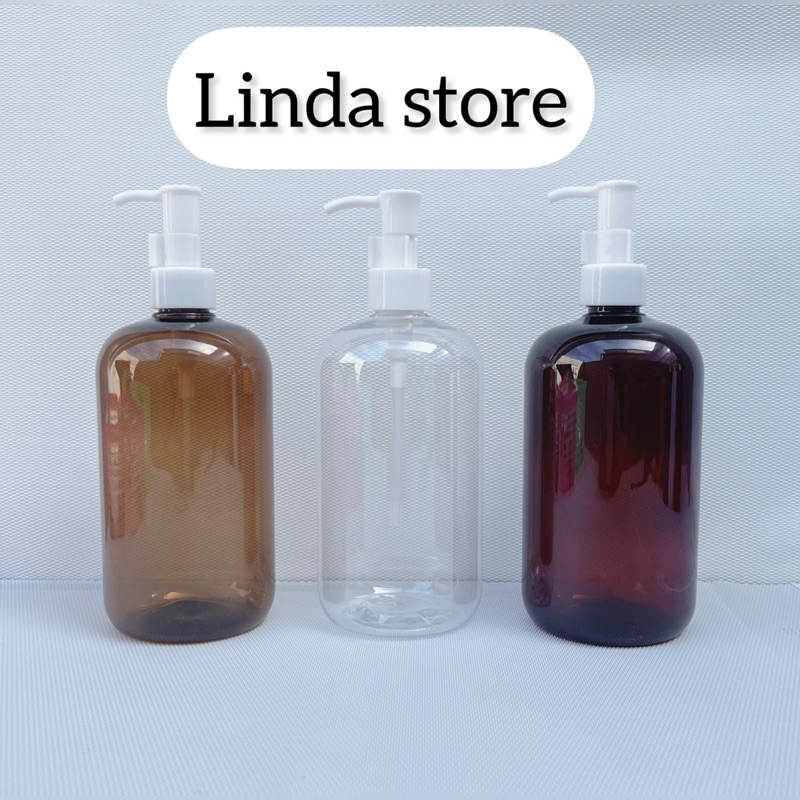 B..ขวดปั้มสวยหรู หนา แข็งแรงคุณภาพดี 500 ml