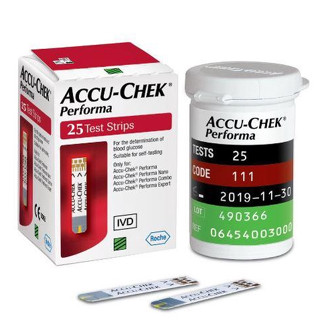 แผ่นตรวจน้ำตาล ACCU-CHEK Performa