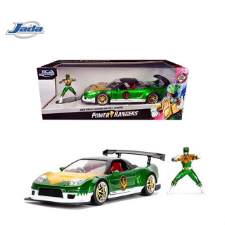 โมเดลรถของเล่น  Jada Toys No.31909 พาวเวอร์เรนเจอร์  อัตราส่วน 1:24  พร้อมฟิกเกอร์ Green Ranger figure