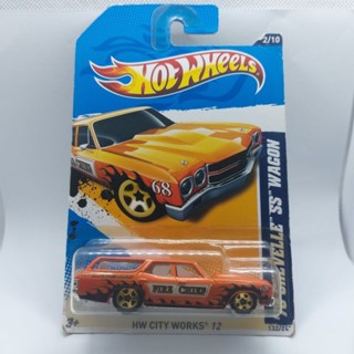 รถเหล็ก Hotwheels 70 CHEVELLE SS WAGON (ib013)