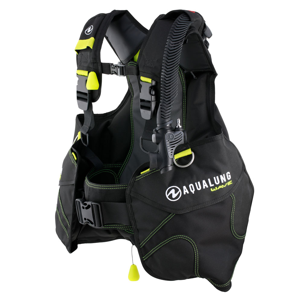 Aqualung Wave Scuba Diving BCD - เสื้อ BCD สำหรับดำน้ำ - เสื้อแจ็กเก็ตดําน้ํา BCD - ชุดควบคุมการลอยต