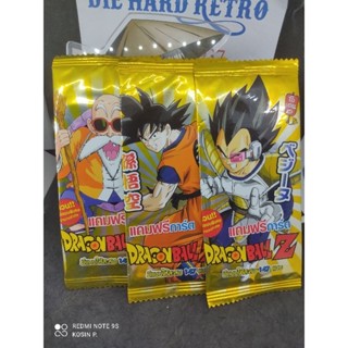 การ์ด Dragon ball Z ดราก้อนบอล 28 ชุด 3 ซอง ยังไม่แกะ เศษจาก 7/11 เอาไปลุ้น SSR กันเอง
