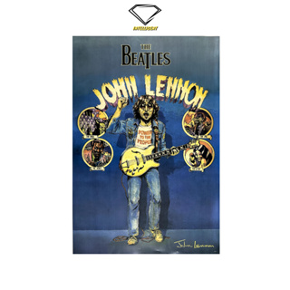 💎Intelligent | โปสเตอร์ John Lennon | ขนาด 23.5x34.5 นิ้ว | x 1 แผ่น จอห์น เลนนอน โปสเตอร์วงดนตรี โปสเตอร์นักร้อง