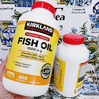 Kirkland Fish Oil 1000mg. 400 softgels แท้ค่ะ