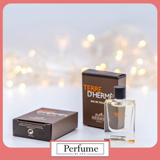 Hermes Terre D Hermes EDT 5 ml ขนาดพกพา หัวแต้ม(ของแท้ 100%) : น้ำหอม แอร์เมส