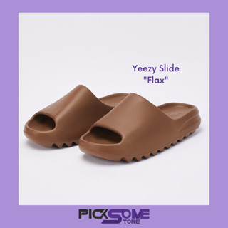 (พร้อมส่ง) รองเท้าแตะ Adidas Yeezy Slide ของแท้ สี "Flax"