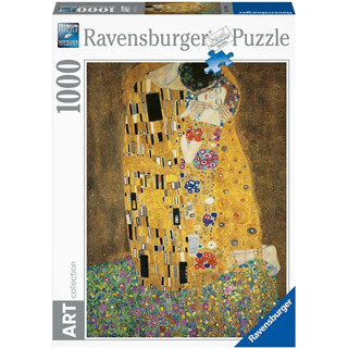 จิ๊กซอว์ Ravensburger - The Kiss (Gustav Klimt)  1000 piece  (ของแท้  มีสินค้าพร้อมส่ง)