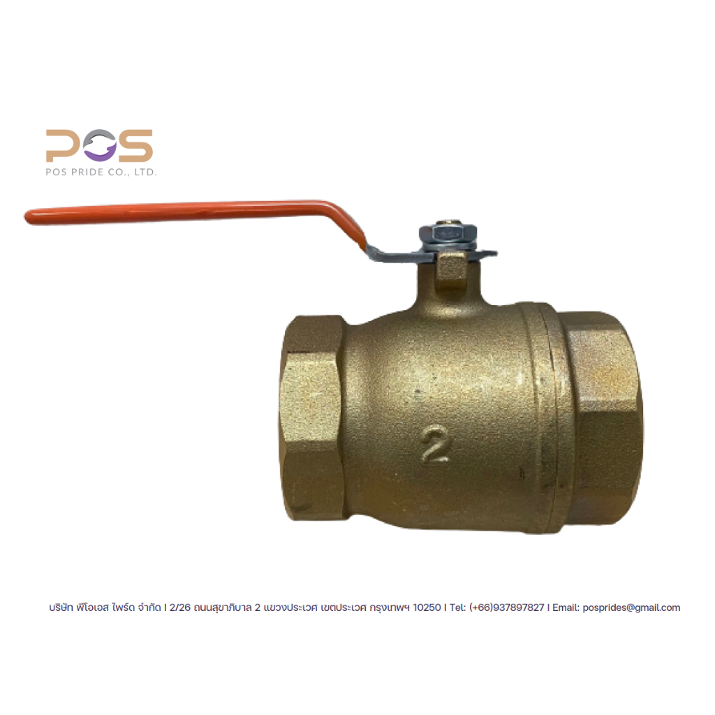 บอลวาล์วทองเหลือง KITZ-400T (BRASS BALL VALVE) 2 นิ้ว