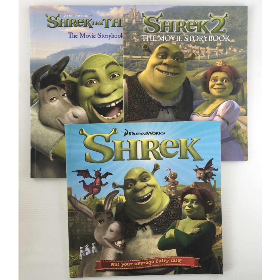 Shrek-Dreamworks หนังสือภาษาอังกฤษปกอ่อนมือสองสภาพดี