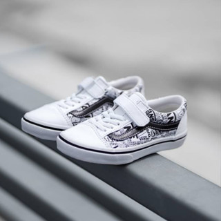 [ของแท้ ส่งฟรี PRE-ORDER] รองเท้าเด็ก VANS KIDS OLD SKOOL LOGO JAPAN EDITION