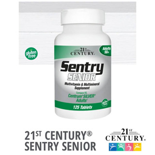 วิตามินรวมสำหรับผู้ใหญ่50+, 21st Century, Sentry Senior, Multivitamin &amp; Multimineral Supplement, Adults 50+, 125 Tablets