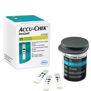 แผ่นตรวจน้ำตาล Accu-Chek​ Instant