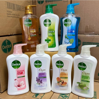 สบู่เหลว เจลอาบน้ำ เดทตอล DETTOL ขวดปั้ม ขนาด 450-500ml.