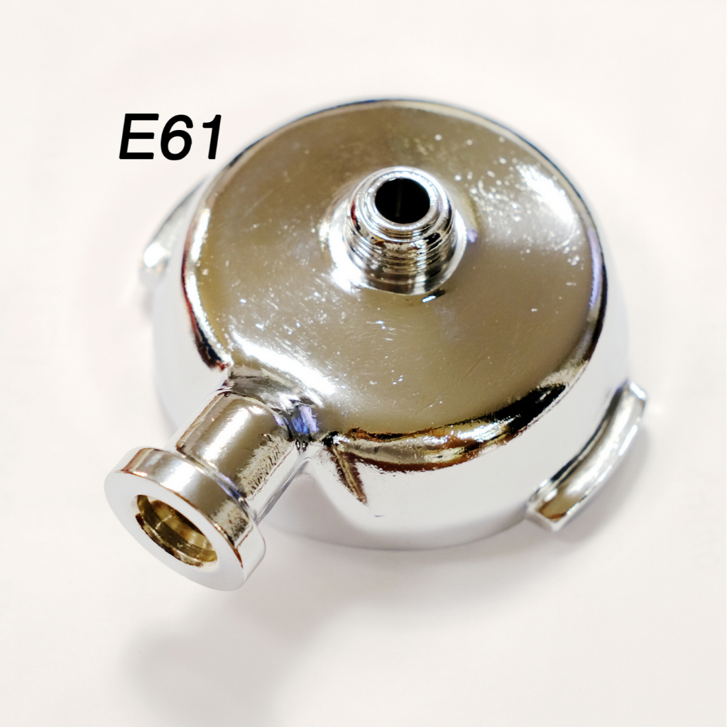 หัวก้านชงกาแฟ E61 ผลิตอิตาลีคุณภาพดี E61 Portafilter head (chrome plated brass)
