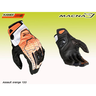 ถุงมือข้อสั้น Macna Assault 133 Orange ราคาเต็ม 2,700 บาท