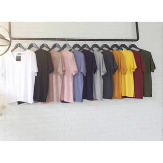TOPSHOP​ รุ่น​T03:คอV​แขนสั้น​Oversize❤️งานป้ายTOPSHOP(ANGEL STYLE)เนื้อผ้าเรย่อน นิ่มๆเด้งๆ ผ้าทิ้งตัว ใส่สบายมากๆค่ะ🌈🌈