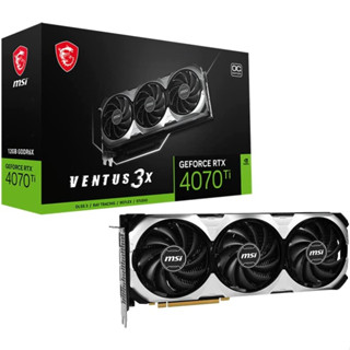 VGA MSI GeForce RTX 4070 Ti Ventus 3X 12G GDDR6X 192bit ประกัน 3 ปี Ascenti