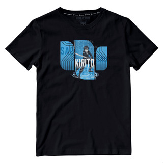 Dextreme เสื้อยืด SAO (DSAO-010) ซอร์ดอาร์ตออนไลน์ Sword Art Online Progressive ลาย Kirito คิริโตะ มี สีกรม และ สีดำ