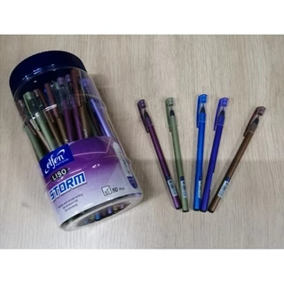 ปากกา​ elfen​ LISO​ STORM หมึก​สีน้ำเงิน​ 0.5​ มม.​ (1x50​ ด้าม)​